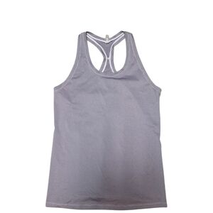 Gray Racerback Tank Top